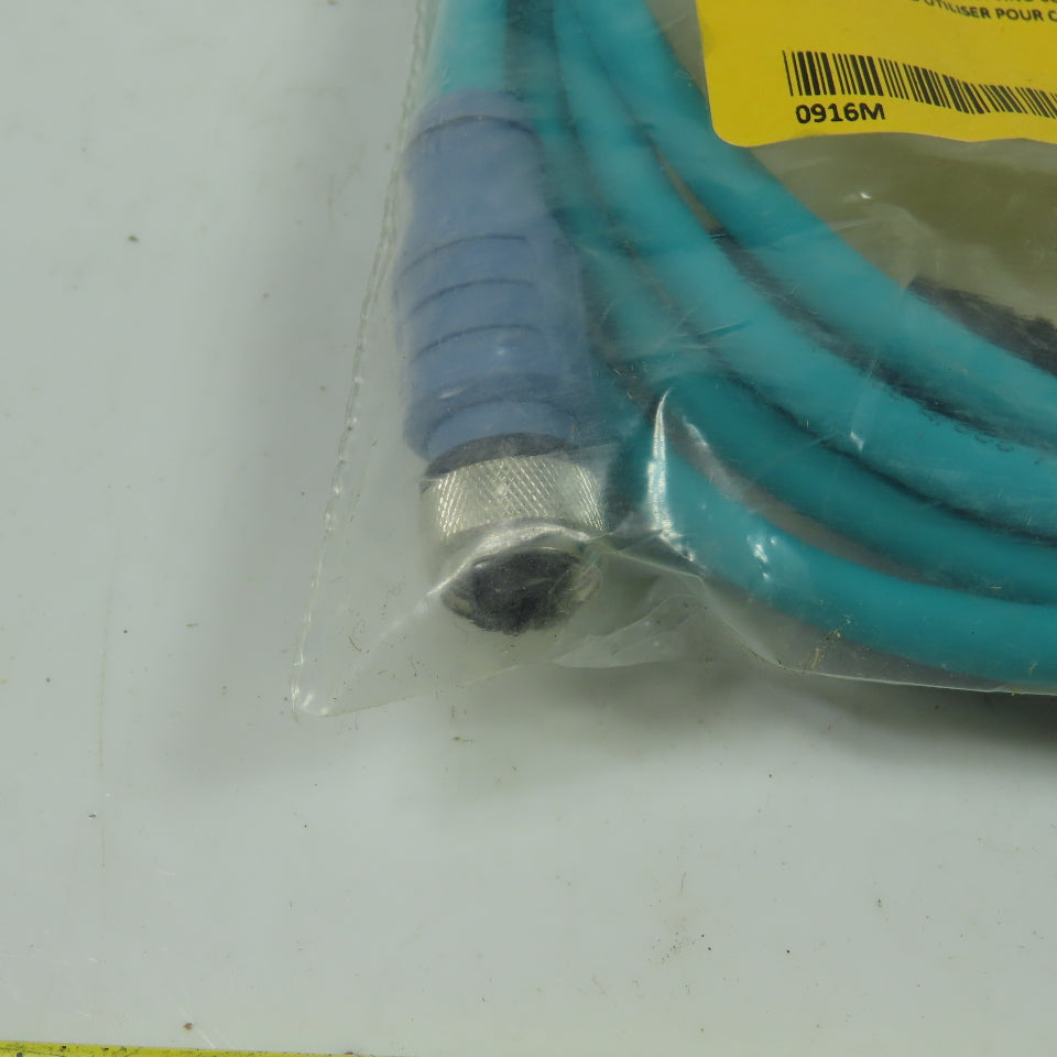 RSCD RJ45 440-2M U3-01129 Ethernet Cordset Cable Straight Female To RJ45 Conn.