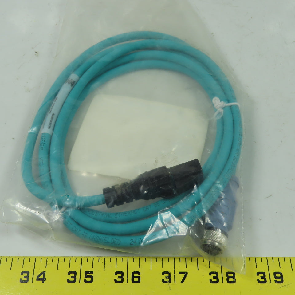 RSCD RJ45 440-2M U3-01129 Ethernet Cordset Cable Straight Female To RJ45 Conn.