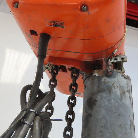 Cm Lodestar Model R 2 Ton Electric Chain Hoist 8 FPM 10' Lift 208-230/460V 3Ph