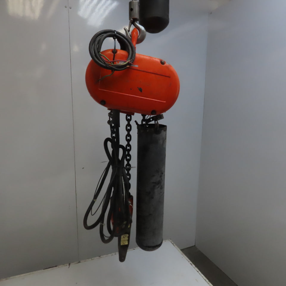 Cm Lodestar Model R 2 Ton Electric Chain Hoist 8 FPM 10' Lift 208-230/460V 3Ph