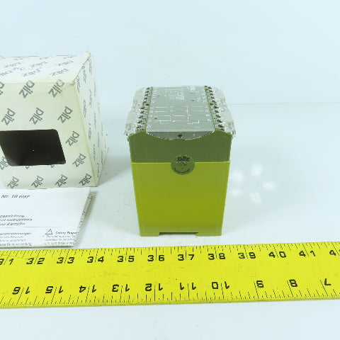 Pilz PNOZ1 24VAC 3S10 Rail Mount Safety Relay 24V AC 5A