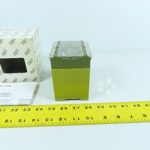 Pilz PNOZ1 24VAC 3S10 Rail Mount Safety Relay 24V AC 5A