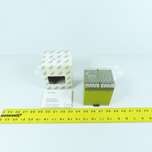 Pilz PNOZ1 24VAC 3S10 Rail Mount Safety Relay 24V AC 5A