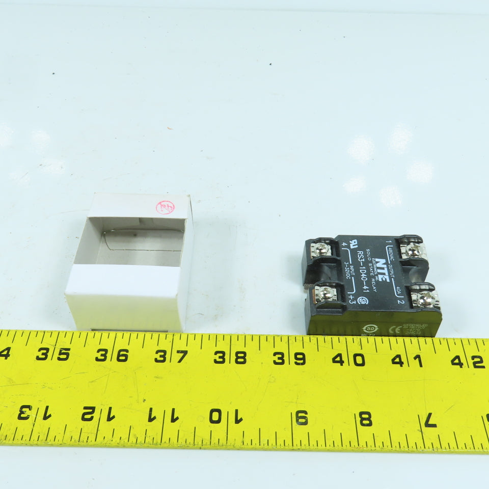 NTE RS3-1D40-41 Solid State Relay 3-32V DC Input 480V AC 40A Output