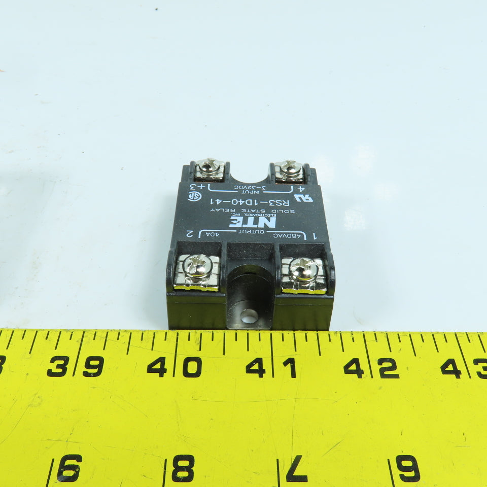 NTE RS3-1D40-41 Solid State Relay 3-32V DC Input 480V AC 40A Output