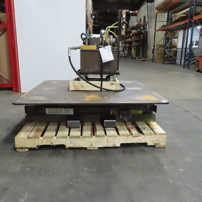 Autoquip 36S60 6000Lbs. 48" x 48" Air Powered Rotating Lift Table 10.5-46" Lift