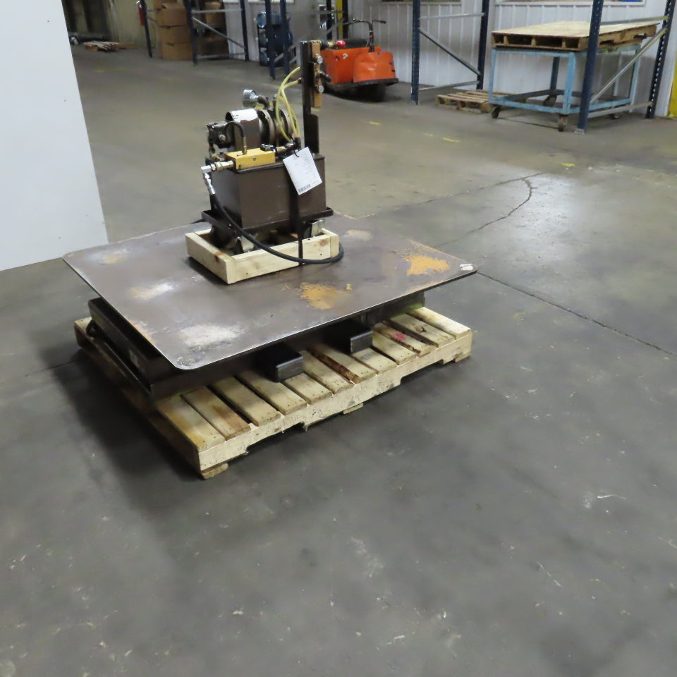 Autoquip 36S60 6000Lbs. 48" x 48" Air Powered Rotating Lift Table 10.5-46" Lift