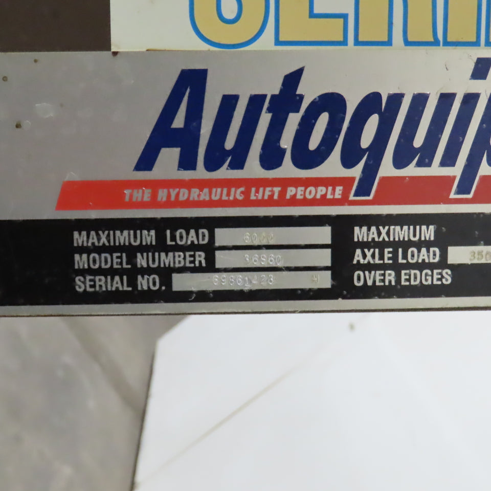 Autoquip 36S60 6000Lbs. 48" x 48" Air Powered Rotating Lift Table 10.5-46" Lift
