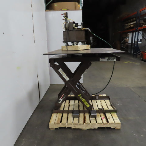 Autoquip 36S60 6000Lbs. 48" x 48" Air Powered Rotating Lift Table 10.5-46" Lift