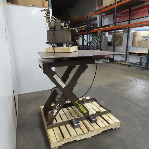 Autoquip 36S60 6000Lbs. 48" x 48" Air Powered Rotating Lift Table 10.5-46" Lift