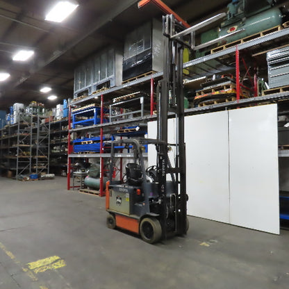 Toyota 8FBCU25 5000LB 48V Electric Forklift 3 Stage 189" Lift W/ Side Shift