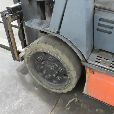 2015 Toyota 8FBCU30 5000 LB 48V Electric Forklift 3 Stage 189" Lift Side Shift