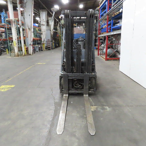 2015 Toyota 8FBCU30 5000 LB 48V Electric Forklift 3 Stage 189" Lift Side Shift