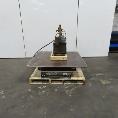 Autoquip 36S60 6000Lbs. 48" x 48" Air Powered Rotating Lift Table 10.5-46" Lift