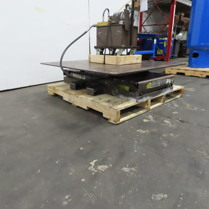 Autoquip 36S60 6000Lbs. 48" x 48" Air Powered Rotating Lift Table 10.5-46" Lift