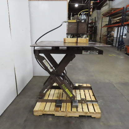 Autoquip 36S60 6000Lbs. 48" x 48" Air Powered Rotating Lift Table 10.5-46" Lift