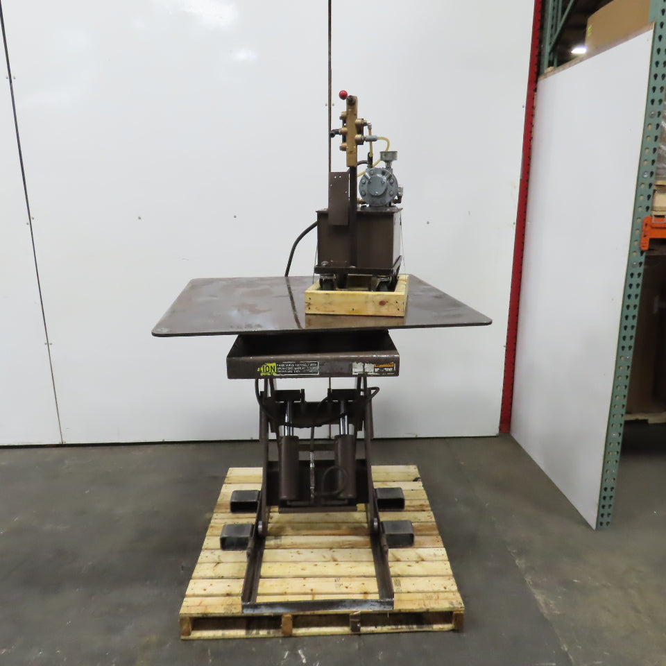 Autoquip 36S60 6000Lbs. 48" x 48" Air Powered Rotating Lift Table 10.5-46" Lift