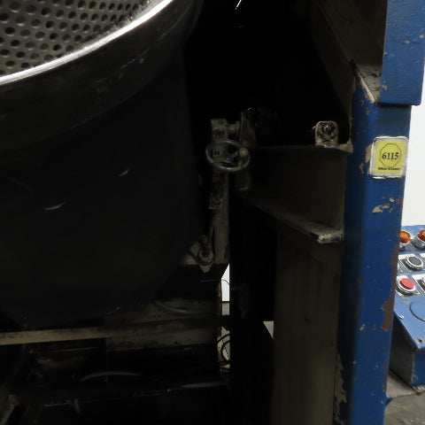 Rosemont TC-9V Centrifugal Bulk Material Drying Tumbler 18RPM 22x24" Drum 480V