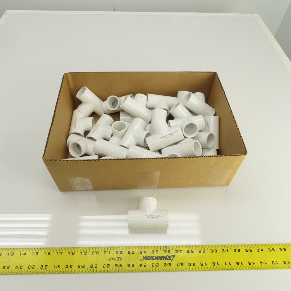 Spears 401-010 1" x 1" x 1" SCH 40 PVCI Tee Lot Of 30