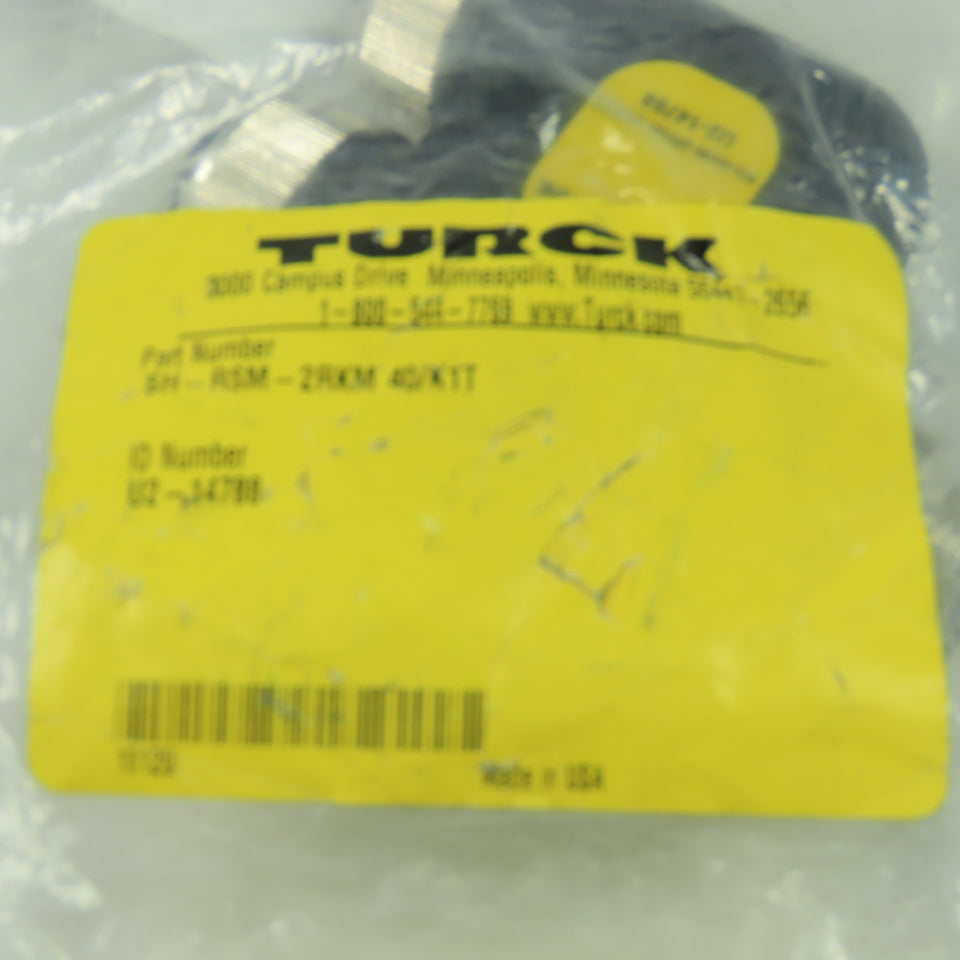 Turck SH-RSM-2RKM 40/K1T U2-14788 H-Splitter Connector Tee