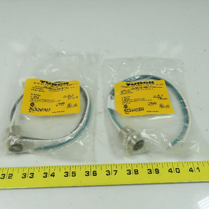 Turck RXF 36-0.3M/NPT U-18625 Receptacle Connector Female 3pin 600VAC 10A Lot/2