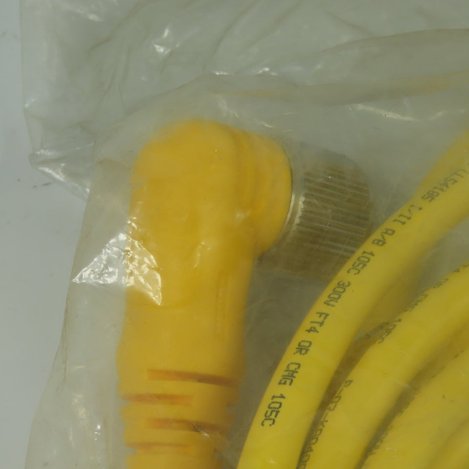 Turck WSM WKM 190-6M Cordset Cable Right Angle Female To Right Angle Male 19pin