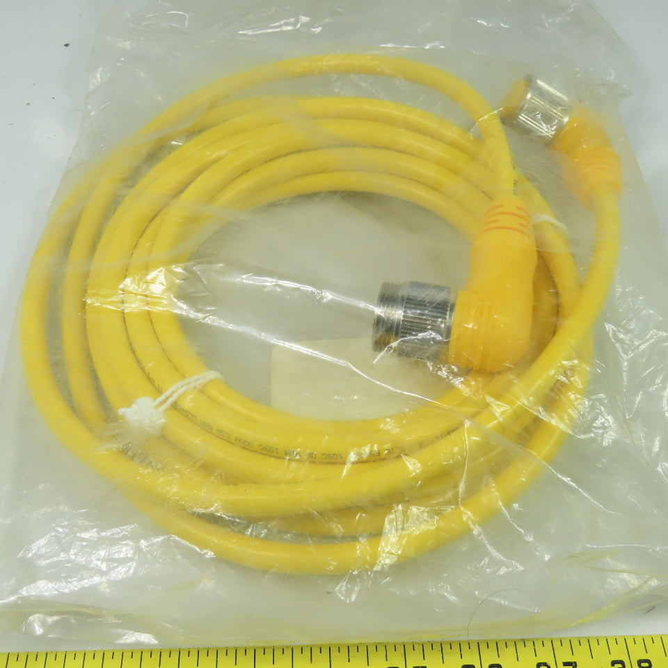 Turck WSM WKM 190-6M Cordset Cable Right Angle Female To Right Angle Male 19pin