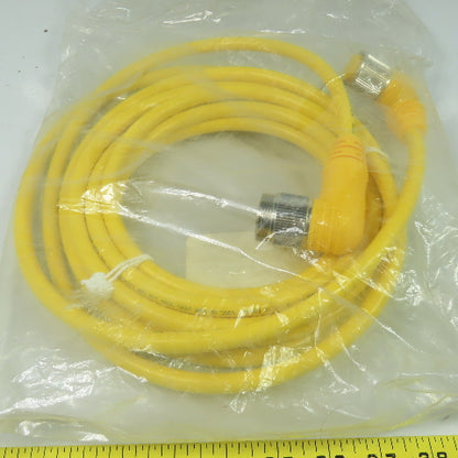 Turck WSM WKM 190-6M Cordset Cable Right Angle Female To Right Angle Male 19pin