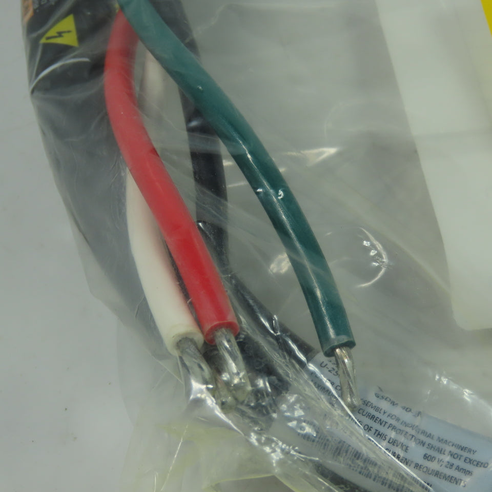 Turck GSDM 40-1M U-25653Cordset Cable Straight Male Connector To Cut End 4pin