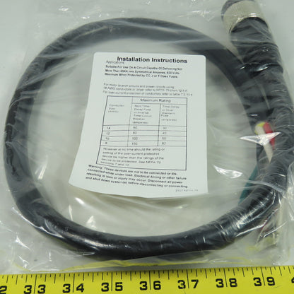Turck GSDM 40-1M U-25653Cordset Cable Straight Male Connector To Cut End 4pin