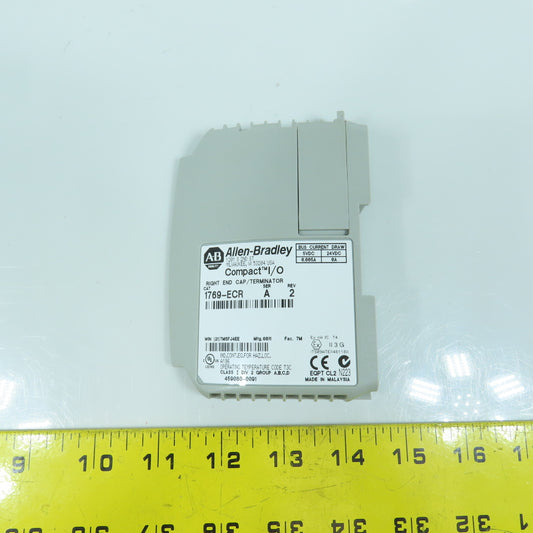 Allen Bradley 1769-ECR Ser A Rev 2 Compact I/O Right End Cap / Terminator
