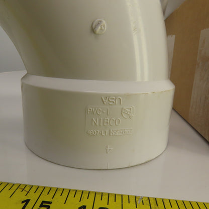 Nibco 4" PVC-I 90° Degree Pipe Elbow Lot Of 5