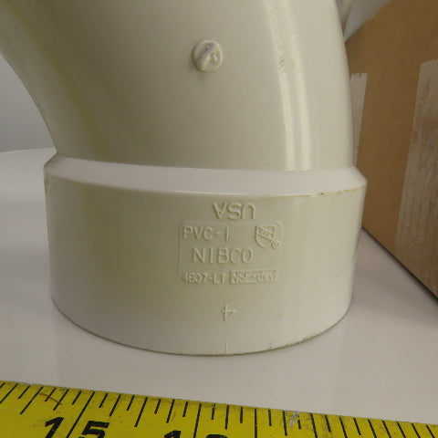 Nibco 4" PVC-I 90° Degree Pipe Elbow Lot Of 5