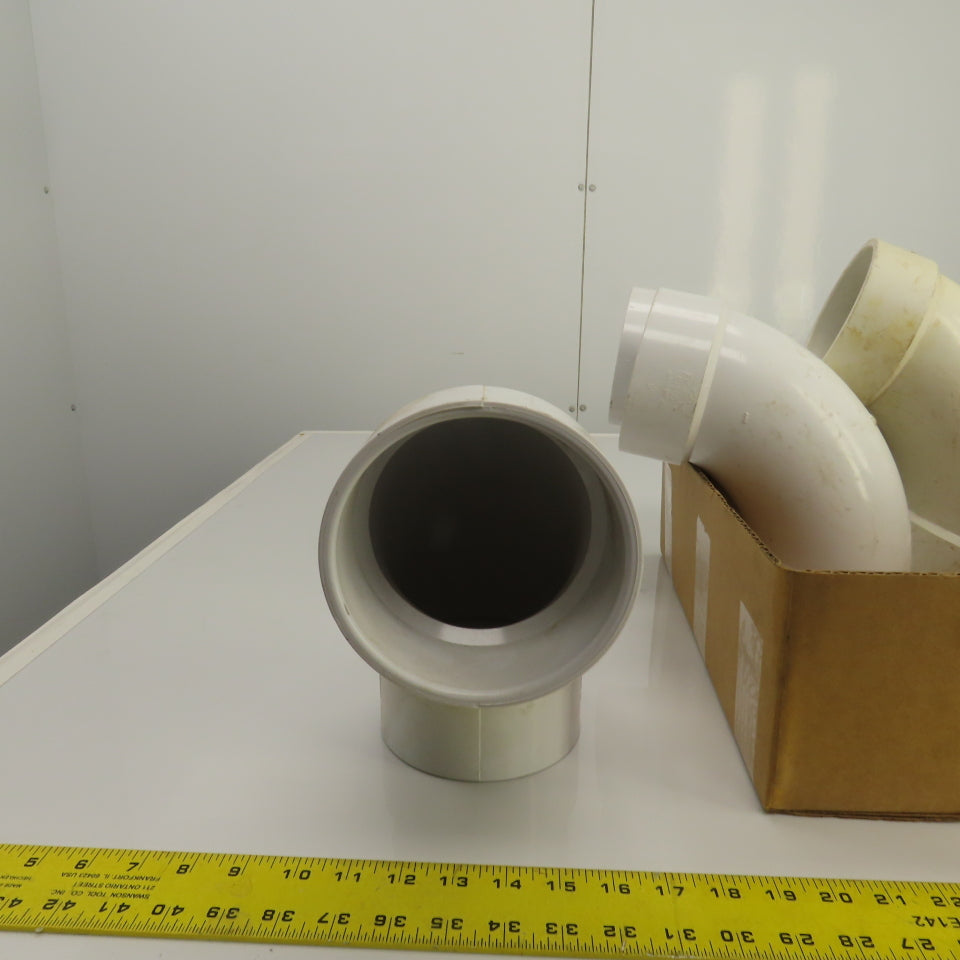 Nibco 4" PVC-I 90° Degree Pipe Elbow Lot Of 5