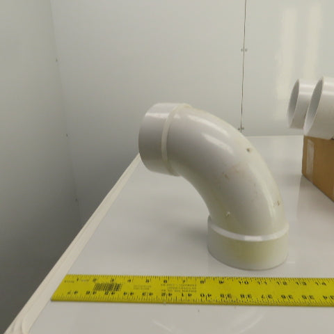 Nibco 4" PVC-I 90° Degree Pipe Elbow Lot Of 5