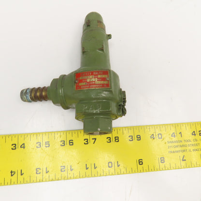 Mihana Seisakusho 58SP-BS 3/8" NPT Size 15 Safety Valve 8.5 kgf/cm2