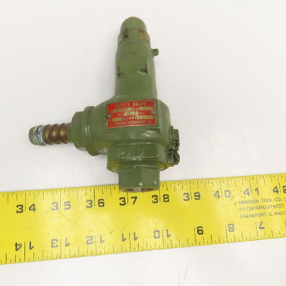 Mihana Seisakusho 58SP-BS 3/8" NPT Size 15 Safety Valve 8.5 kgf/cm2