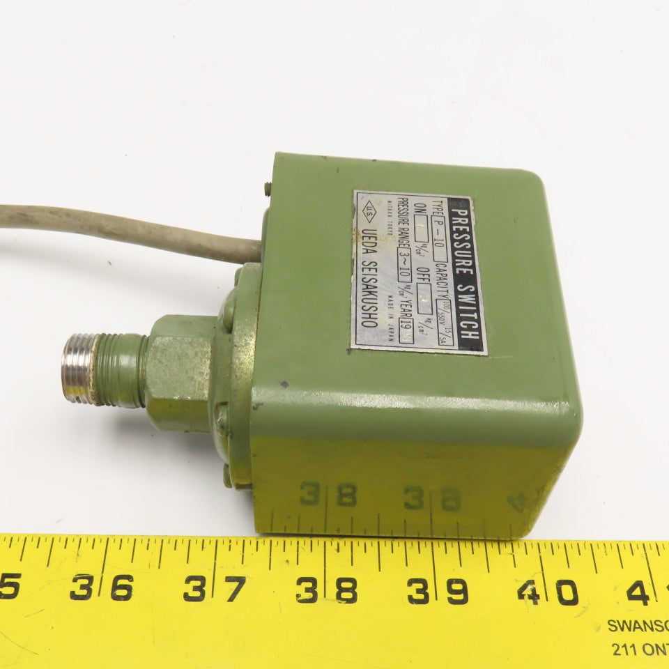 Seisakusho P-10 Pressure Switch 100/550V 3-10 kg/cm3 3/8" NPT