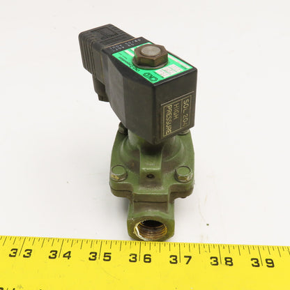 CKD AD11-15A Solenoid Valve 1/2" NPT AWO 0-10Bar 200/220V Coil