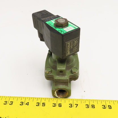 CKD AD11-15A Solenoid Valve 1/2" NPT AWO 0-10Bar 200/220V Coil