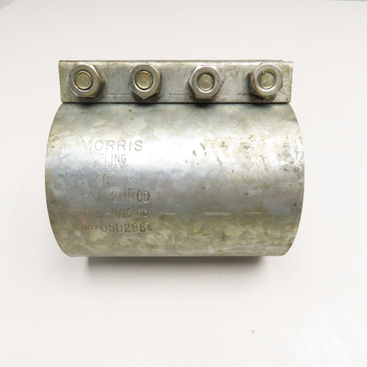 Morris 5-4C 5-9/16" OD Galvanized Compression Coupling
