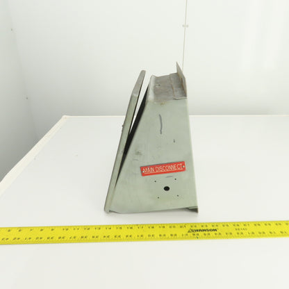 Saginaw Type 12 Slanted Front 10-3/4" x 12" x 8" Deep Operator Enclosure