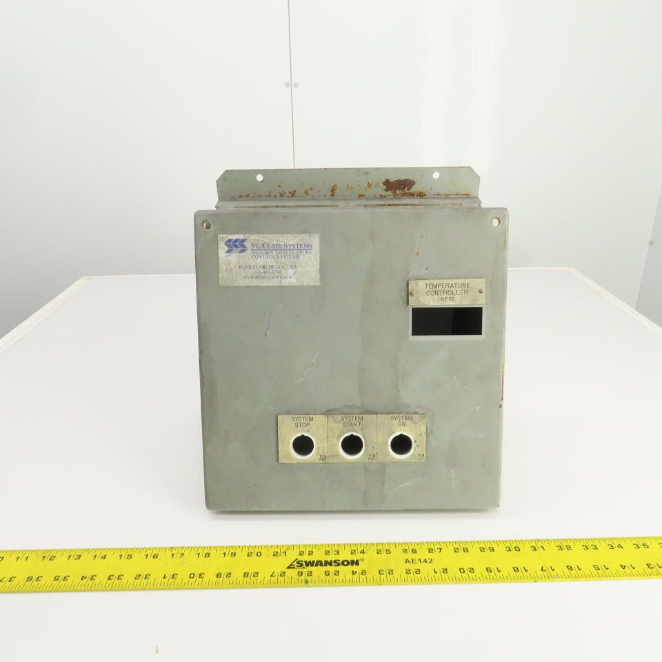 Saginaw Type 12 Slanted Front 10-3/4" x 12" x 8" Deep Operator Enclosure