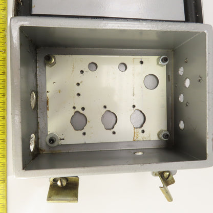 Hoffman 8" x 6" x 3" Electrical Enclosure W/ Backplate & Hinged Door Lot Of 2