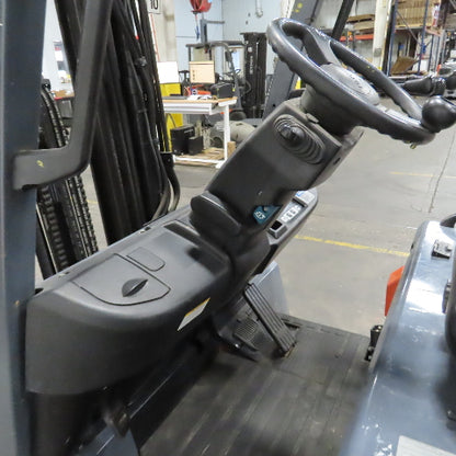 2015 Toyota 8FBCHU25 5000 LB Electric 48V Forklift 3-Stage 189" Lift (No Battery