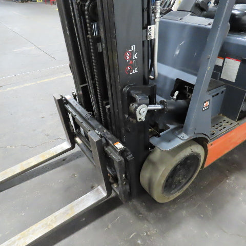 2015 Toyota 8FBCHU25 5000 LB Electric 48V Forklift 3-Stage 189" Lift (No Battery