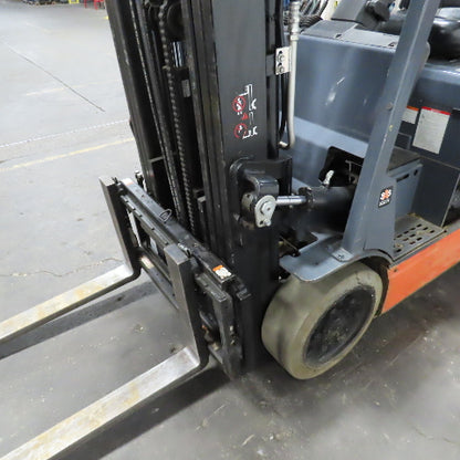 2015 Toyota 8FBCHU25 5000 LB Electric 48V Forklift 3-Stage 189" Lift (No Battery