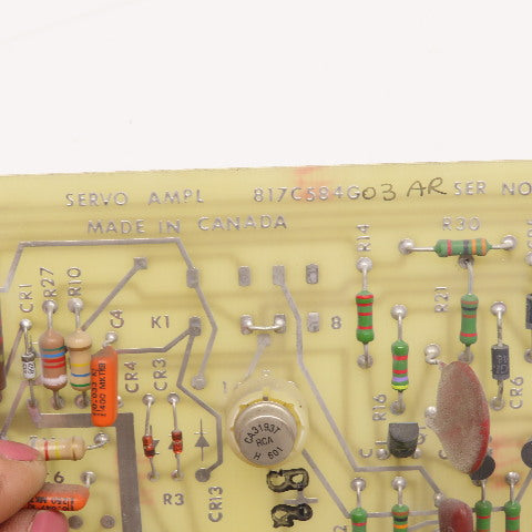 817V584G03 Servo Amplifier Circuit Board Card