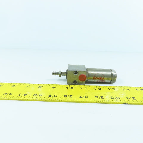 Bimba BF-090.5-D Double Acting SS Pneumatic Cylinder 1/2" Stroke 1-1/16" Bore