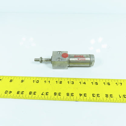 Bimba BF-090.5-D Double Acting SS Pneumatic Cylinder 1/2" Stroke 1-1/16" Bore